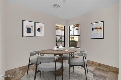 Highly sought-after floor plan is situated on a quiet on Oakwood Golf Club  in Arizona - for sale on GolfHomes.com, golf home, golf lot