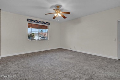 Highly sought-after floor plan is situated on a quiet on Oakwood Golf Club  in Arizona - for sale on GolfHomes.com, golf home, golf lot