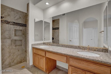 Highly sought-after floor plan is situated on a quiet on Oakwood Golf Club  in Arizona - for sale on GolfHomes.com, golf home, golf lot