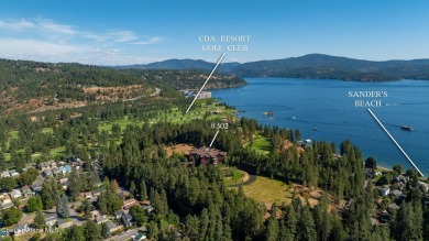 Overlooking the Sanders Beach neighborhood and Coeur d'Alene on Coeur D Alene Resort Golf Course in Idaho - for sale on GolfHomes.com, golf home, golf lot