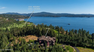 Overlooking the Sanders Beach neighborhood and Coeur d'Alene on Coeur D Alene Resort Golf Course in Idaho - for sale on GolfHomes.com, golf home, golf lot