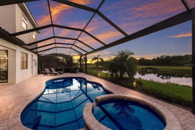Welcome to 5569 Mulligan Way, an extraordinary two-story on Lakewood National Golf Club in Florida - for sale on GolfHomes.com, golf home, golf lot