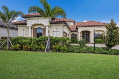 Welcome to 5569 Mulligan Way, an extraordinary two-story on Lakewood National Golf Club in Florida - for sale on GolfHomes.com, golf home, golf lot