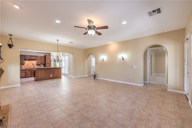 Spectacular single-story villa located on a cul-de-sac in the on Southern Highlands Golf Club in Nevada - for sale on GolfHomes.com, golf home, golf lot