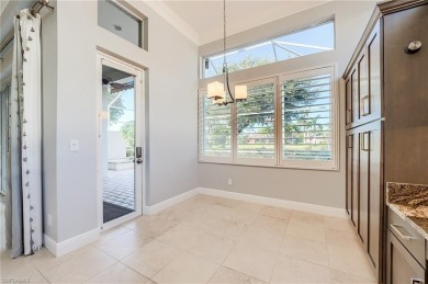 Experience breathtaking sunsets with sweeping water and golf on Estero Country Club in Florida - for sale on GolfHomes.com, golf home, golf lot