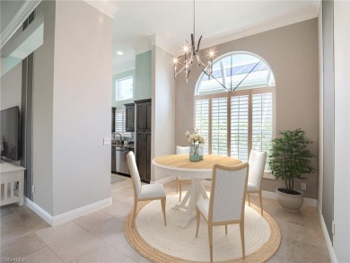 Experience breathtaking sunsets with sweeping water and golf on Estero Country Club in Florida - for sale on GolfHomes.com, golf home, golf lot