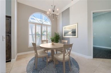 Experience breathtaking sunsets with sweeping water and golf on Estero Country Club in Florida - for sale on GolfHomes.com, golf home, golf lot