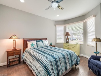 Experience breathtaking sunsets with sweeping water and golf on Estero Country Club in Florida - for sale on GolfHomes.com, golf home, golf lot