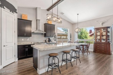 Discover luxury living in the prestigious gated community of on The Golf Club At Chaparral Pines in Arizona - for sale on GolfHomes.com, golf home, golf lot