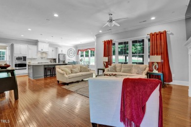 Welcome to an exceptional custom home nestled on nearly an acre on Chapel Ridge Golf Club in North Carolina - for sale on GolfHomes.com, golf home, golf lot