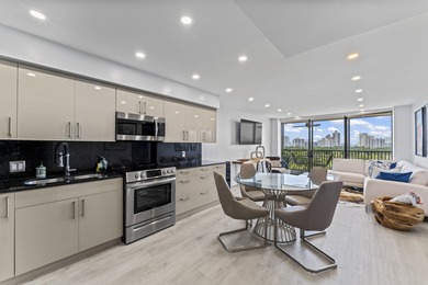 Step into elegance in this fully remodeled, turnkey residence on Turnberry Isle Resort and Club in Florida - for sale on GolfHomes.com, golf home, golf lot