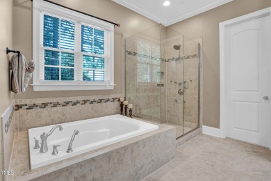 Welcome to an exceptional custom home nestled on nearly an acre on Chapel Ridge Golf Club in North Carolina - for sale on GolfHomes.com, golf home, golf lot