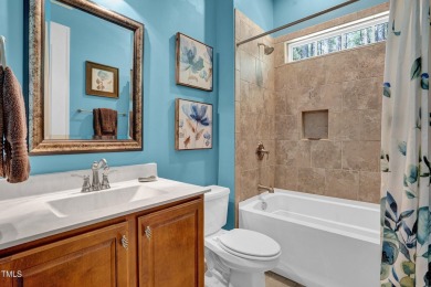 Welcome to an exceptional custom home nestled on nearly an acre on Chapel Ridge Golf Club in North Carolina - for sale on GolfHomes.com, golf home, golf lot