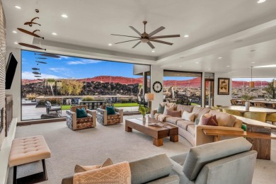 Set in the highly sought-after Entrada community, this on Entrada at Snow Canyon in Utah - for sale on GolfHomes.com, golf home, golf lot