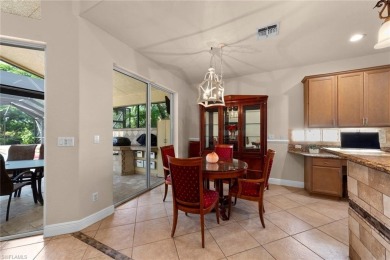 Step inside to this Rarely available Toll Brothers St. Lawrence on Estero Country Club in Florida - for sale on GolfHomes.com, golf home, golf lot