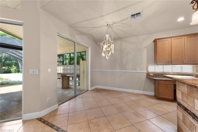 Step inside to this Rarely available Toll Brothers St. Lawrence on Estero Country Club in Florida - for sale on GolfHomes.com, golf home, golf lot