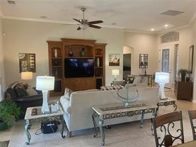 What a view you have of the beautiful golf course from inside or on Wildhorse Golf Club of Robson Ranch in Texas - for sale on GolfHomes.com, golf home, golf lot