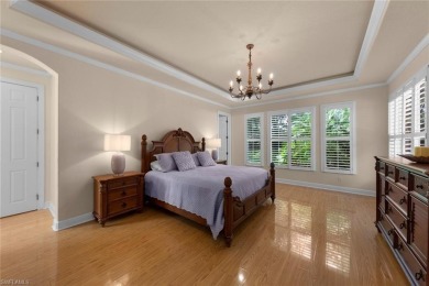 Step inside to this Rarely available Toll Brothers St. Lawrence on Estero Country Club in Florida - for sale on GolfHomes.com, golf home, golf lot