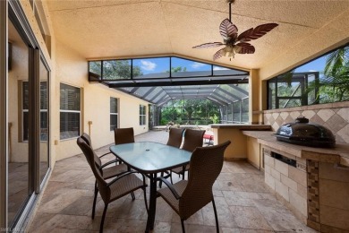 Step inside to this Rarely available Toll Brothers St. Lawrence on Estero Country Club in Florida - for sale on GolfHomes.com, golf home, golf lot