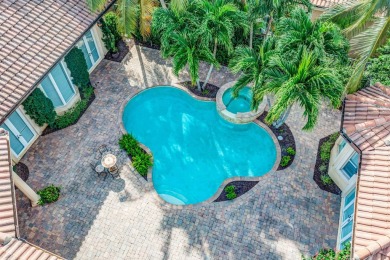 Very Desirable Courtyard Pool Home w/3 Bedrooms, 3.5 Bath on Palm Beach Polo and Country Club in Florida - for sale on GolfHomes.com, golf home, golf lot