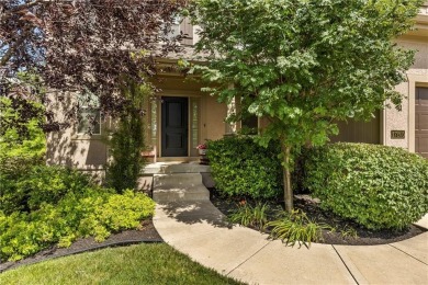 This 2-story home in Chapel Hill sits on a large cul-de-sac lot on Heritage Park Golf Course in Kansas - for sale on GolfHomes.com, golf home, golf lot