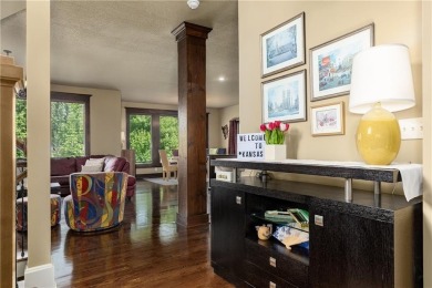 This 2-story home in Chapel Hill sits on a large cul-de-sac lot on Heritage Park Golf Course in Kansas - for sale on GolfHomes.com, golf home, golf lot