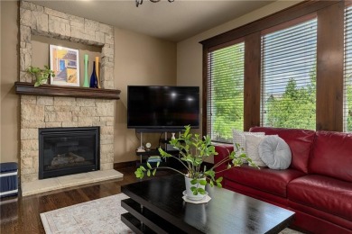 This 2-story home in Chapel Hill sits on a large cul-de-sac lot on Heritage Park Golf Course in Kansas - for sale on GolfHomes.com, golf home, golf lot