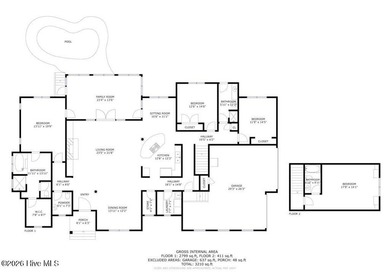 Panoramic water and golf course views set the stage for this on Ocean Ridge Plantation in North Carolina - for sale on GolfHomes.com, golf home, golf lot