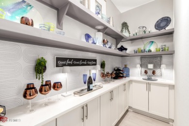 This stunning Journey model is filled with thoughtful upgrades on Copper Canyon Golf Club in Arizona - for sale on GolfHomes.com, golf home, golf lot