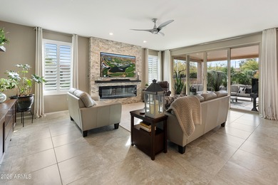 Set on a premium view lot backing to open space w/sweeping on Copper Canyon Golf Club in Arizona - for sale on GolfHomes.com, golf home, golf lot