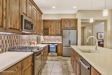 This barely-lived-in Lago villa offers extra square footage and on Saddlebrooke Ranch Golf Club in Arizona - for sale on GolfHomes.com, golf home, golf lot