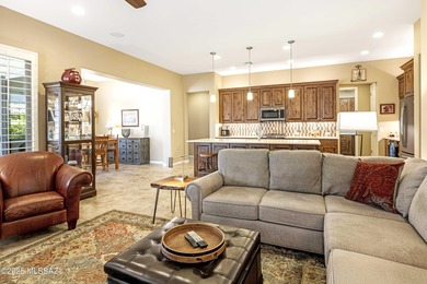 This barely-lived-in Lago villa offers extra square footage and on Saddlebrooke Ranch Golf Club in Arizona - for sale on GolfHomes.com, golf home, golf lot