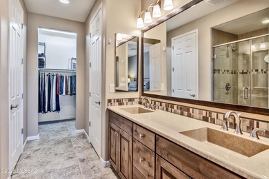 This barely-lived-in Lago villa offers extra square footage and on Saddlebrooke Ranch Golf Club in Arizona - for sale on GolfHomes.com, golf home, golf lot