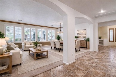 Well-loved one-story home in the guard-gated golf community of on Rhodes Ranch Golf Club in Nevada - for sale on GolfHomes.com, golf home, golf lot