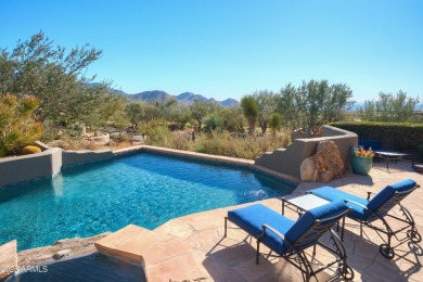 Rare, single level Hillside Villas home, nestled at the base of on Desert Highlands Golf Club in Arizona - for sale on GolfHomes.com, golf home, golf lot