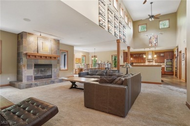 WOW!! Don't miss this Frank Lloyd Wright inspired Ranch on Roses Run Country Club in Ohio - for sale on GolfHomes.com, golf home, golf lot
