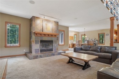 WOW!! Don't miss this Frank Lloyd Wright inspired Ranch on Roses Run Country Club in Ohio - for sale on GolfHomes.com, golf home, golf lot