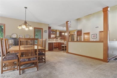 WOW!! Don't miss this Frank Lloyd Wright inspired Ranch on Roses Run Country Club in Ohio - for sale on GolfHomes.com, golf home, golf lot