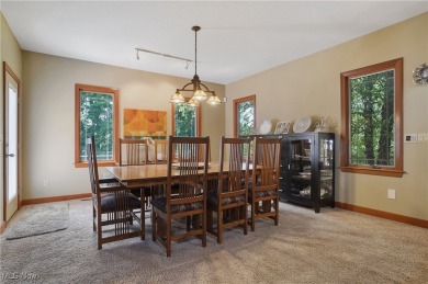 WOW!! Don't miss this Frank Lloyd Wright inspired Ranch on Roses Run Country Club in Ohio - for sale on GolfHomes.com, golf home, golf lot