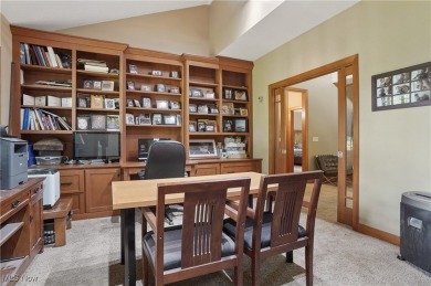 WOW!! Don't miss this Frank Lloyd Wright inspired Ranch on Roses Run Country Club in Ohio - for sale on GolfHomes.com, golf home, golf lot