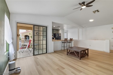 Move-in ready corner-unit condo in the guard-gated Painted on Painted Desert Golf Club in Nevada - for sale on GolfHomes.com, golf home, golf lot