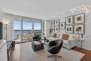Gorgeous Intracoastal and ocean views from the eighth floor of on Palm Beach Par-3 Golf Course in Florida - for sale on GolfHomes.com, golf home, golf lot
