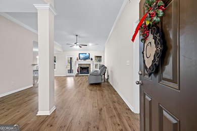 Nestled in a quiet cul-de-sac, this 3-bedroom, 2-bathroom ranch on Canongate On White Oak Golf Course in Georgia - for sale on GolfHomes.com, golf home, golf lot