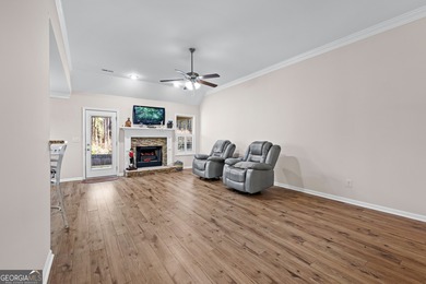 Nestled in a quiet cul-de-sac, this 3-bedroom, 2-bathroom ranch on Canongate On White Oak Golf Course in Georgia - for sale on GolfHomes.com, golf home, golf lot