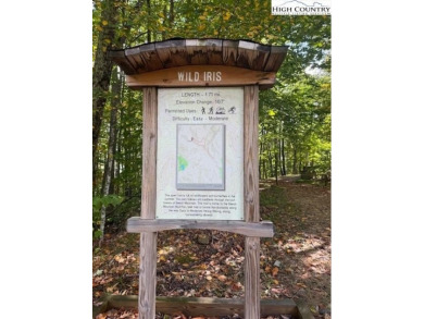 Wild Iris Lane is not open to automobile traffic at present on Beech Mountain Club in North Carolina - for sale on GolfHomes.com, golf home, golf lot