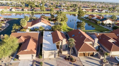 This beautiful Cimarron model with LAKE VIEW is located in the on Sun Lakes Country Club in Arizona - for sale on GolfHomes.com, golf home, golf lot