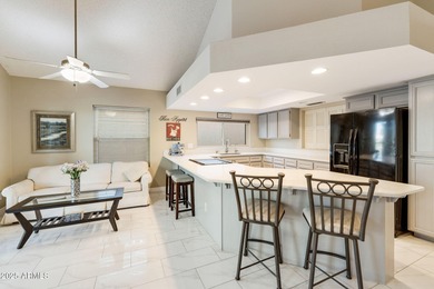 This beautiful Cimarron model with LAKE VIEW is located in the on Sun Lakes Country Club in Arizona - for sale on GolfHomes.com, golf home, golf lot
