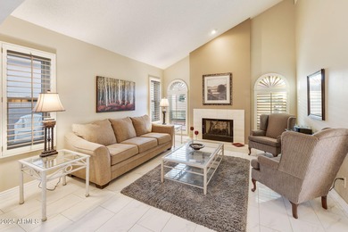 This beautiful Cimarron model with LAKE VIEW is located in the on Sun Lakes Country Club in Arizona - for sale on GolfHomes.com, golf home, golf lot