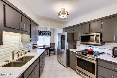 WHAT A FIND- LESS YARD WORK = MORE MARGARTIAS! Swanky & stylish on Sun City Riverview Golf Course in Arizona - for sale on GolfHomes.com, golf home, golf lot