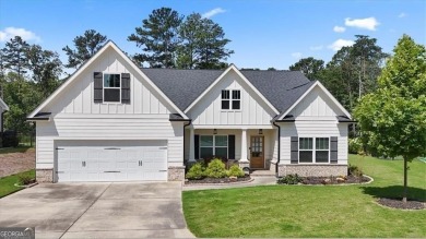Welcome to this beautiful Craftsman-style ranch home in the on The Highlands Course at Lake Arrowhead in Georgia - for sale on GolfHomes.com, golf home, golf lot